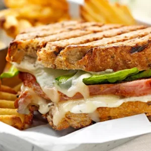 Grilled Cheese Sandwich and Fries