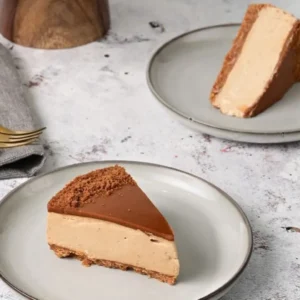 Lotus Cheesecake Slice